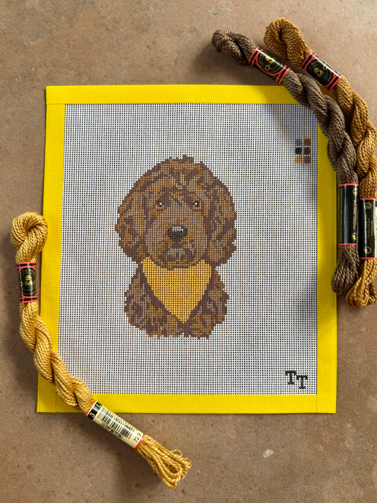 Custom Pet Needlepoint Canvas