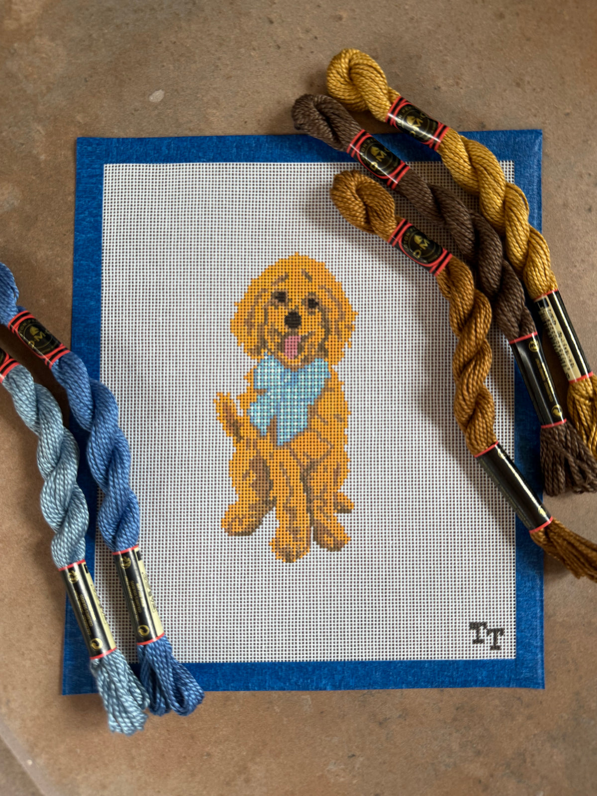 Custom Pet Needlepoint Canvas