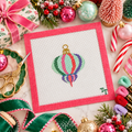Retro Ornament Needlepoint Canvas