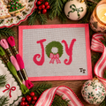 JOY Christmas Needlepoint Canvas